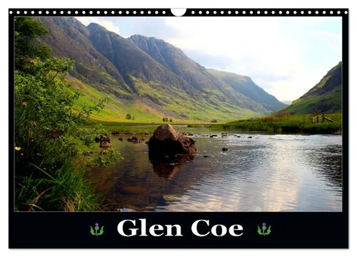 Glen Coe Wandkalender 2026 DIN A3 quer - Kalender für Reisen in Europa mit beeindruckenden Landschaften aus Glen Coe, ideal für Naturliebhaber und als Geschenk für Wanderfreunde.