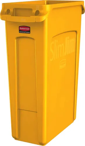 Rubbermaid SlimJim Müllsackständer für 87 Liter in gelb von Rubbermaid