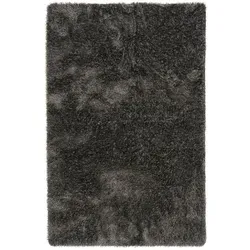Snapstyle Hochflor Teppich Anthrazit 100x200 cm - Eleganter Hochflor Teppich aus hochwertigem Polyester, 3500 g/m², für stilvolle Akzente in Ihrem Wohnraum. Flauschig und gemütlich – verwandelt jeden Raum in eine behagliche Oase.