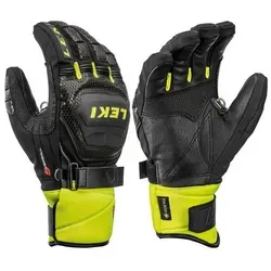 LEKI Worldcup Race Coach Flex S GTX black-ice lemon 7.5 in gelb von LEKI