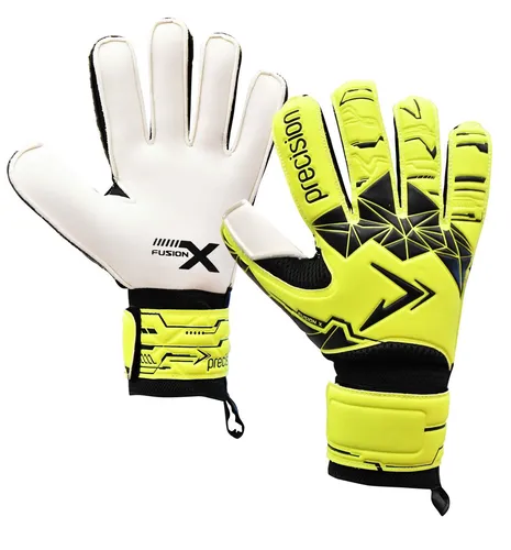 Precision Junior Fusion X Flat Cut Essential GK Gloves 7 7