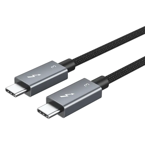 2m Thunderbolt 3 Kabel 40 Gbit/s 100W 5A Laden USB C / externen SSD eG HUB Dock