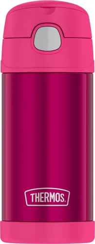 THERMOS Isolier-Trinkflasche FUNTAINER Straw Bottle pink 0,35 L
