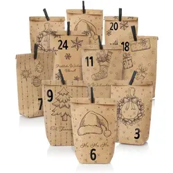 Nordstern Adventskalender zum Befüllen