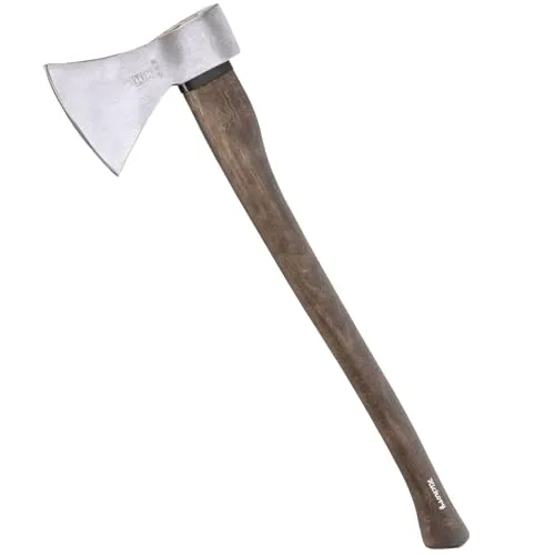Ruthe 3016064019 Axt 800 mm 1600 g - Handwerkzeuge - Hochwertige 1.600 g Axt aus komplett geschmiedetem Hickory, gehärtet und angelassen, mit ballig scharfer Schneide für präzise Schnitte.