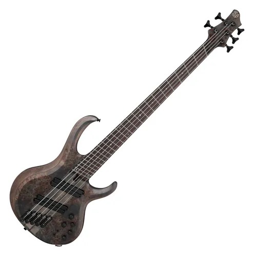 Ibanez BTB805MS-TGF E-Bass - Hochwertiger Bass mit Poplar Burl Decke - Bässe - BTB Series E-Bass mit 2x Ibanez T1 Pickups, ideal für vielseitige Klänge und inklusive Leichtkoffer für einfachen Transport.