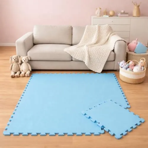 LittleTom 9 Teile Spielmatte für Babys und Kleinkinder