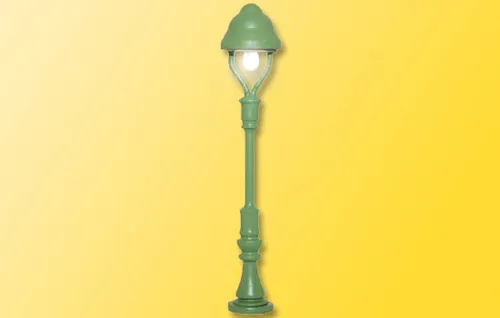 Viessmann 6411 Einheitsgaslaterne gruen mit Glühlampe, N von Viessmann