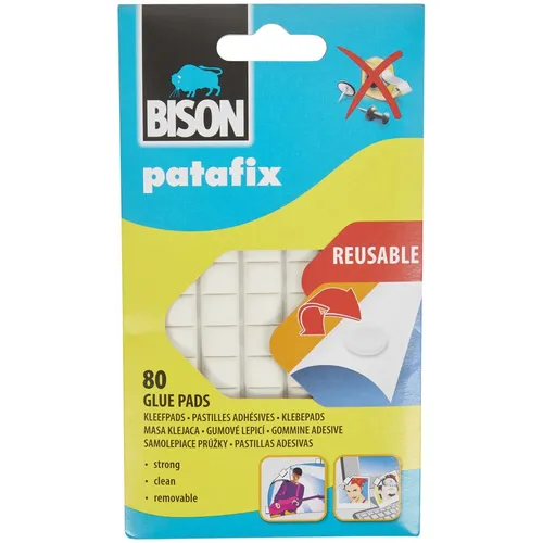 BISON Patafix 80 Klebepads Posterkleber Haftkleber ablösbar & wiederverwendbar