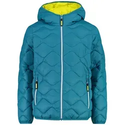 CMP Steppjacke mit Wattierung für Kinder - Wasserabweisend und Warm - Funktionsjacke in lakeblau mit geometrischen Nähten, leicht und wasserabweisend, ideal für wechselhaftes Wetter. Schützt perfekt bei leichtem Regen und bietet hohen Tragekomfort.