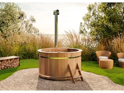 Finntherm Holz Badefass Bergen