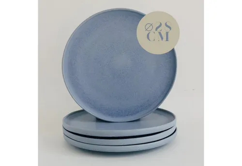 NAKOA Speiseteller NAKOA Keramik Speiseteller 4er Set, Große Teller, 28x2,5 cm