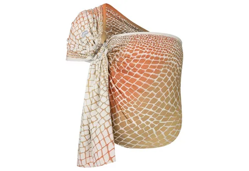 Hoppediz Tragetuch Ring-Sling kbA, 100% Bio-Baumwolle - Babytragen aus kontrolliert biologischem Anbau, handgeerntet und chemiefrei. Ideal für unterwegs, leicht und kompakt mit Aluminiumringen. Inklusive bebilderter Bindeanleitung.