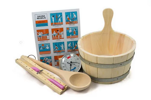 Karibu Zubehörset Starterpaket Sauna Classic 6-teilig von Karibu Holztechnik GmbH