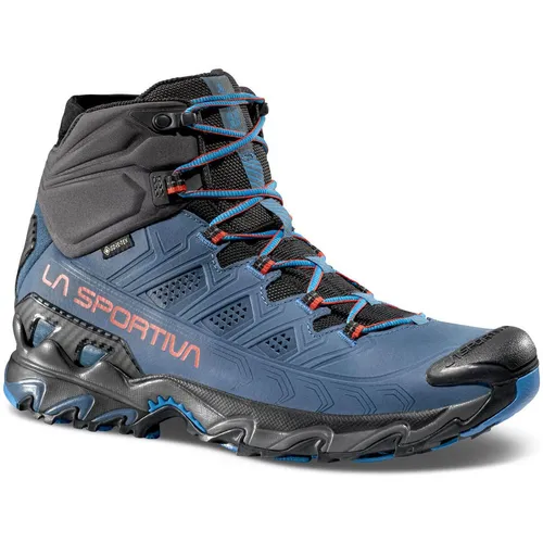 La Sportiva Ultra Raptor II Mid Leather GTX - Wasserdichte Wanderschuhe für Tagestouren - Wanderschuhe mit Nubuk-Leder-Obermaterial, wasserdicht und atmungsaktiv dank GORE-TEX, ideal für Tagestouren und leichtes Gepäck.