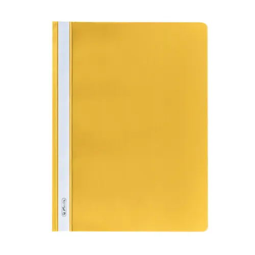 Herlitz Schnellhefter / DIN A4 / PP / extra stabil / Farbe: gelb 10