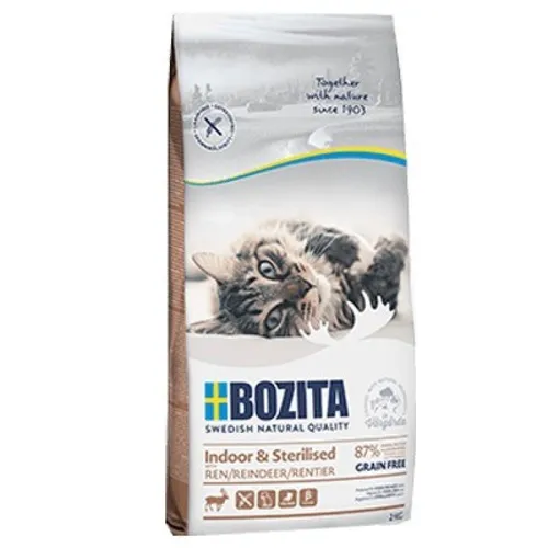 BOZITA Indoor Sterilised Getreidefrei mit Rentier von Bozita
