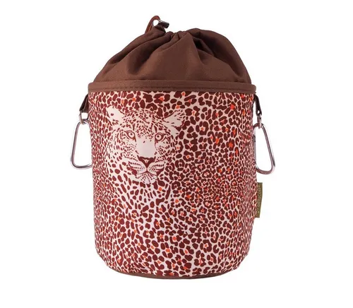 bellaCott Wäscheklammern Wäscheklammerbeutel aus Baumwolle mit zwei Karabinerhaken