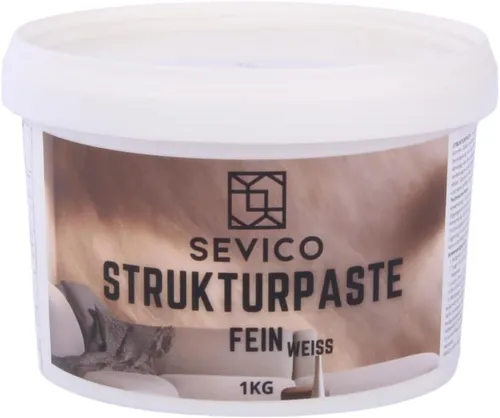 Strukturpaste Weiße 1kg Modellierpaste DIY Modelliermasse FEIN Spachtelmasse