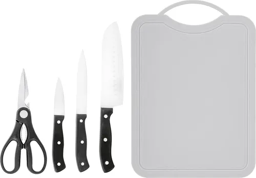 HI Messer-Set mit Schneidbrett 5-teilig von Hi