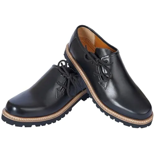 German Wear Haferlschuhe Trachtenschuhe aus Glattleder Original-Handmachart