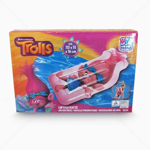 Luftmatratze Happy People Trolls Poppy 118 x 69 cm von Happy People