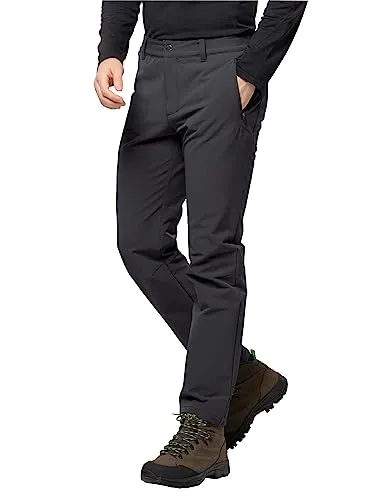 Jack Wolfskin Herren Activate Thermic Pants M - Wind- und wasserabweisende Wanderhose - Wanderhose aus atmungsaktivem Softshell-Material mit elastischer Passform und wärmender Innenseite, ideal für Outdoor-Abenteuer.