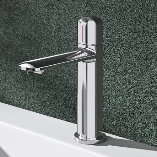 Mai & Mai Bad Wasserhahn WAO-1190 - Elegante Einhebelmischer Waschtischarmatur aus H59-Messing mit Wassersparfunktion, tropfsicher und einfach zu installieren – ideal für stilvolle Badezimmer.
