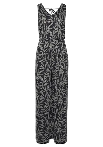Lascana Damen Overall mit V-Ausschnitt - Eleganter Damen Overall mit V-Ausschnitt und breitem Gummibund für optimalen Tragekomfort. Aus weichem Viskosejersey gefertigt, ideal für stilvolle Anlässe.
