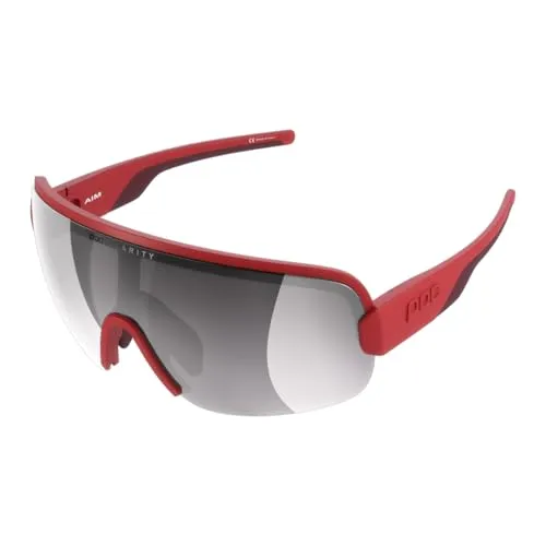POC Aim Sonnenbrille - Sportbrille für Radfahrer mit optimalem Tragekomfort - Sportbrillen für Radfahrer, bieten maximalen Komfort mit UV400 Schutz und rutschfesten Bügeln. Ideal für jedes Abenteuer auf zwei Rädern.