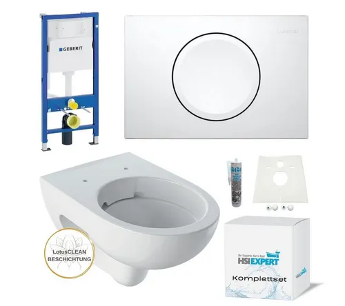 GEBERIT Vorwandelement WC Geberit Spülkasten Geberit Renova WC spülrandlos, Spar-Set