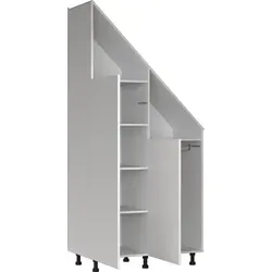 VDD Fachschrank für Dachschrägen – Weißer Wandschrank