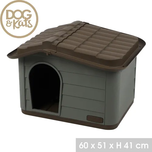 DOGI Haustier-Hütte 60 x 51 x 41 cm