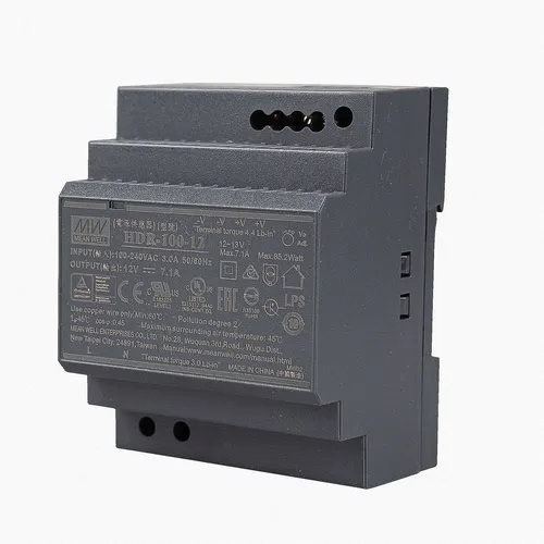 LED Trafo 12V Hutschienen-Netzteil (DIN-Rail) Mean Well HDR-100-12 12V/DC 100W