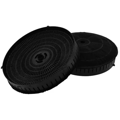 AllSpares Aktivkohlefilter (2 St.) für Dunstabzugshauben geeignet für Elica CFC0038668 | IKEA NYTTIG FIL 440 | Bauknecht 482000009691 | Ø173mm