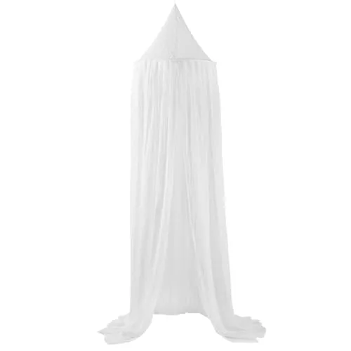 Meyco Baby Betthimmel White, Klamboe für Kinderbetten - Der Meyco Baby Betthimmel schafft eine gemütliche Atmosphäre im Kinderzimmer. Mit 80% Polyester und 20% Baumwolle schützt er vor Mücken und ist einfach aufzuhängen. Ideal für Kinderbetten und Krabbelräume.