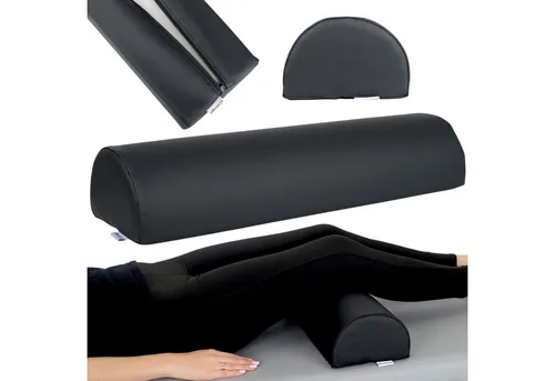 Habys Massageliege Halbrolle Knierolle 60x18x12cm für Therapieliege - Vielseitige Halbrolle für Massage und Physiotherapie. Ideal für Komfort und Entspannung bei Behandlungen. Hochelastischer Schaumstoff sorgt für optimale Unterstützung.