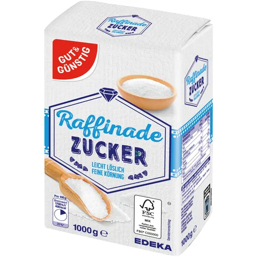 Zucker G&G Raffinade 1kg