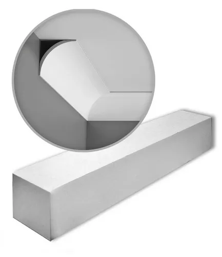 Orac Decor Eckprofil CX126 - 28 Stuckleisten Set - Eckprofile für modernes Design, vorgrundierte Zierleisten aus Duropolymer, extrem formstabil und widerstandsfähig, ideal für Innen- und Außenbereich.