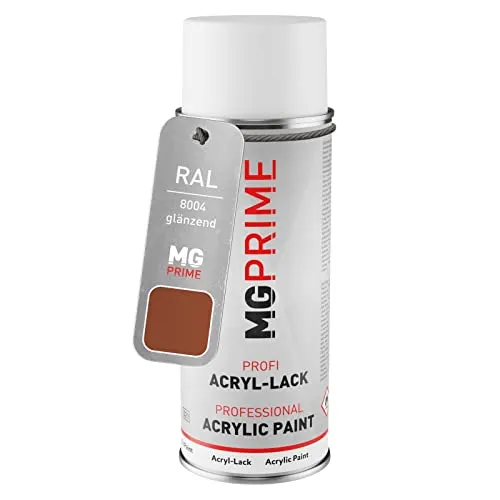 MG PRIME RAL 8004 Kupferbraun/Copper brown Spraydose 400 ml glänzend schnelltrocknend