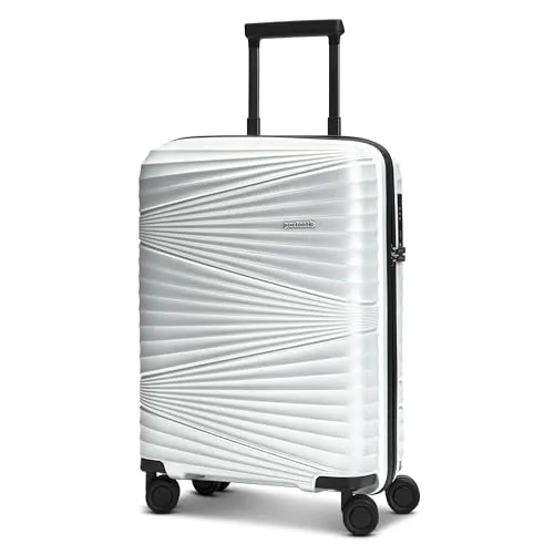 Pactastic Ultra-leicht Hartschalen Kabinen-Koffer - BORDGEPÄCK KOFFER: Ideal für Handgepäck mit nur 2,25 kg und 41 Litern Volumen, perfekt für Wochenendtrips oder Geschäftsreisen. Robuste Polypropylen-Hartschale sorgt für optimalen Schutz.
