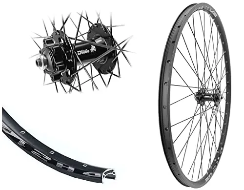 Bärwinkels Vorderrad 28 Zoll Disc MTB 21-622 Hohlkammerfelge 6 Loch Industrielager schwarz