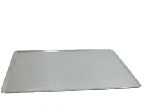 Serviertablett 60 x 40 cm aus Aluminium - Stabil und Leicht - Servierplatten aus Aluminium, sehr stabil mit einer Dicke von 1,5 mm und leichtem Gewicht von ca. 930 g, ideal für die Gastronomie.