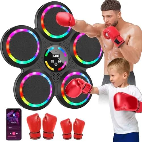 Music Boxing Machine – Elektronische Boxmaschine mit Musik und 9 Trainingsmodi