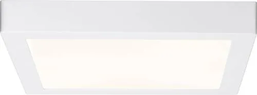 Paulmann 706.46 Deckenleuchte, Integriert, Silber – Flaches LED Panel - Lampen: Besonders flaches LED Panel mit 3000 Kelvin warmweißem Licht, spart bis zu 80% Strom und bietet hohe Lichtausbeute.
