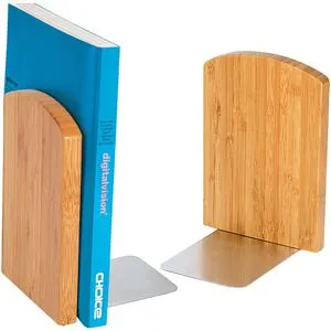 Wedo Buchstütze 611207 aus Bambus, 2 Stück von Wedo
