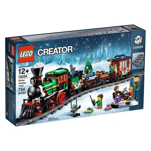 Lego Creator Expert 10254 Festlicher Weihnachtszug - LEGO Komplette Sets & Packs, seltenes Set von 2016 für eine festliche Weihnachtsstimmung mit detailreichen Figuren und einer zauberhaften Winterwelt.