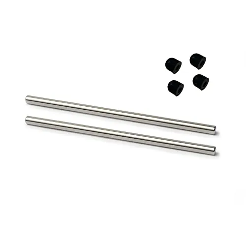 JZSMY 2Pcs Für Intex Pure Spa Hot Tub Impeller Pump Shaft Fix E90 Fehler (Edelstahlstange mit Haube)