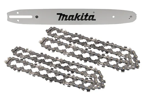 Makita Kettensägen-Zubehör Set: Schwert & 2 Sägeketten 35cm