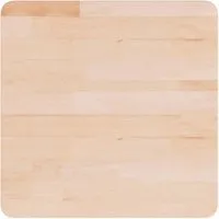 vidaXL Quadratische Tischplatte aus Eichenholz 50x50 cm - Gastrotischplatte aus massivem, unbehandeltem Eichenholz – ideal zur individuellen Gestaltung und für rustikales Ambiente in Restaurants oder Cafés.